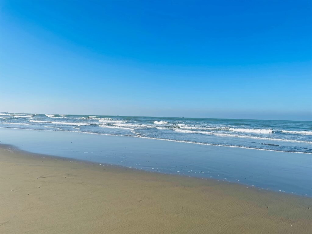 Waves at Cox's Bazar sea beach, Bangladesh
